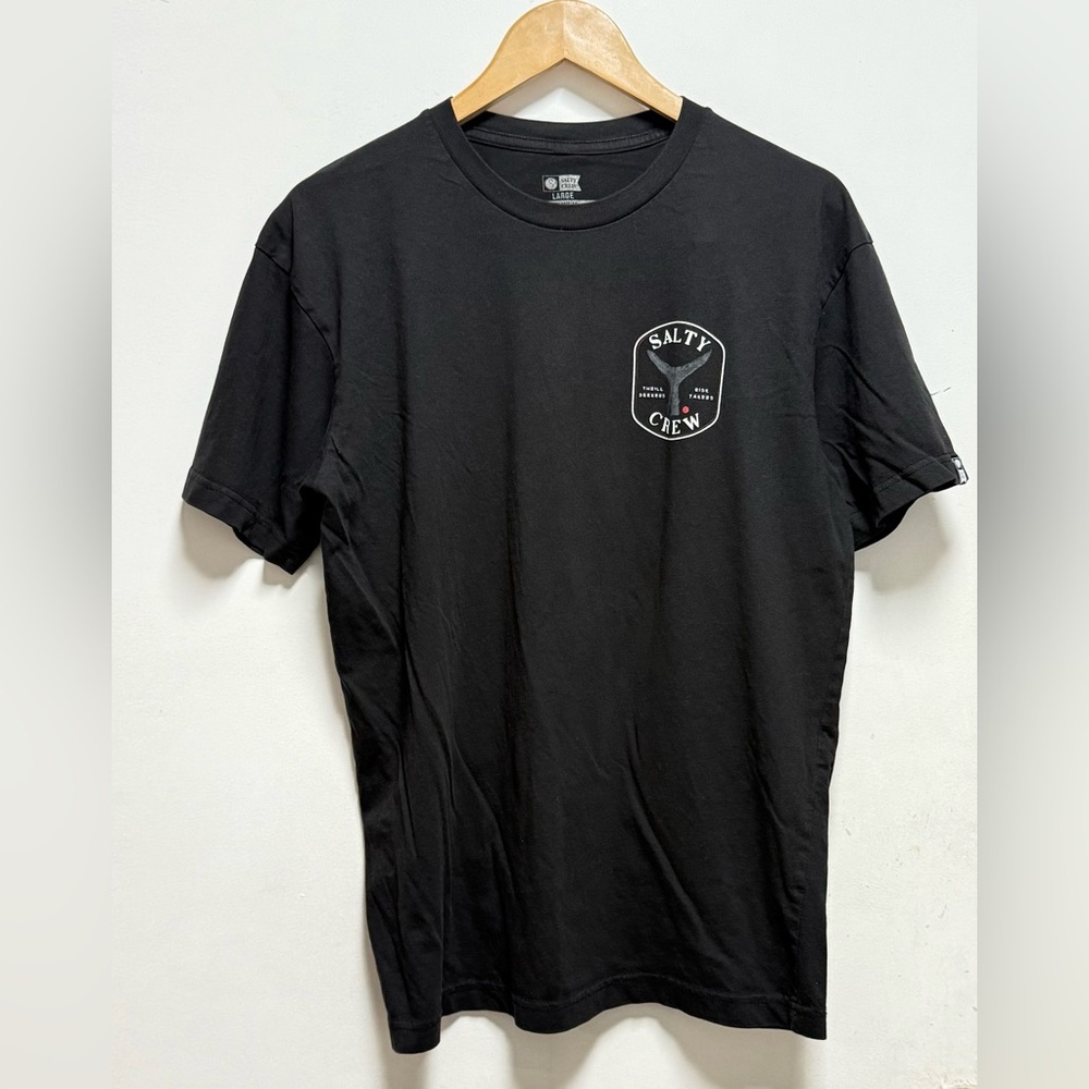 Salty Crew Classic Black Tee Size L